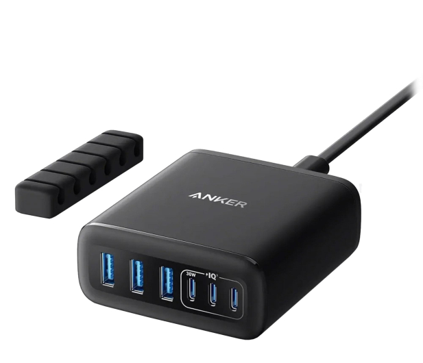 ANKER Charger 112W GaN 3x USB-A 3x USB-c black - 1337697 - zdjęcie